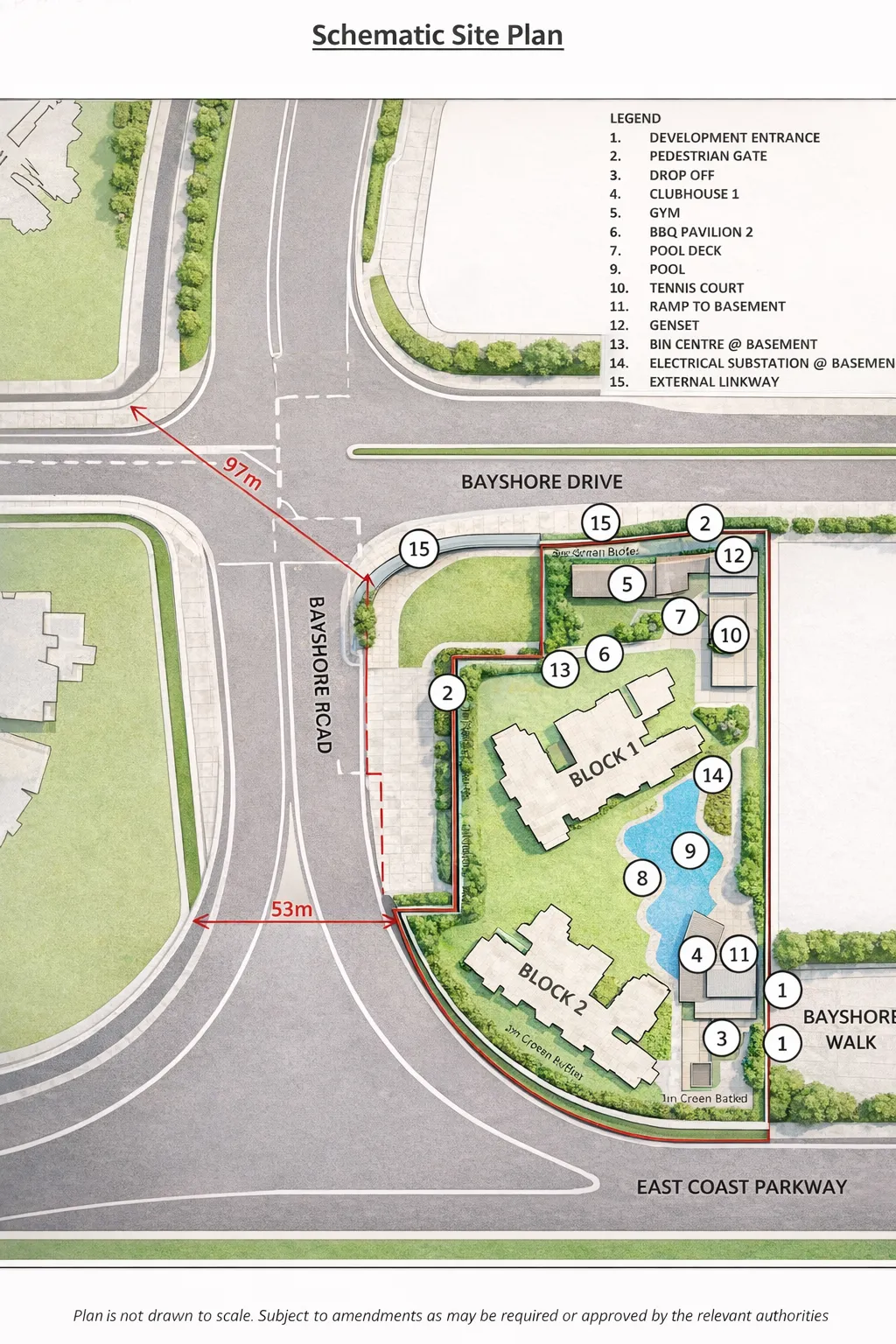 Vela Bay schematic site plan